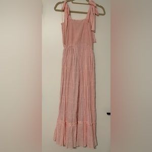Pink diamond maxi dress